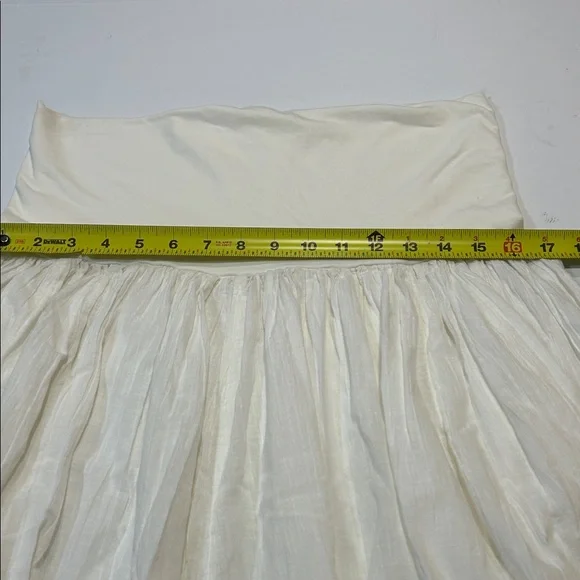 Free People Cream A-Line Skirt - Picture 7 of 9